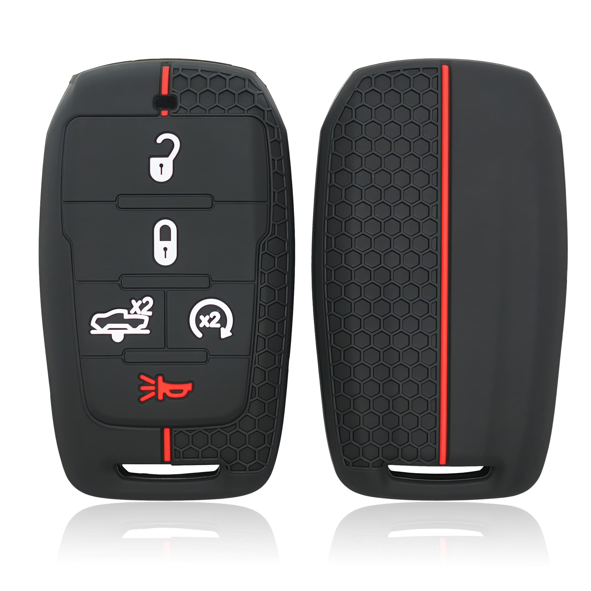 Silicone Key Case Cover for Dodge Ram Chrysler RAM1900 Key Fob, Wholesale Stock Available