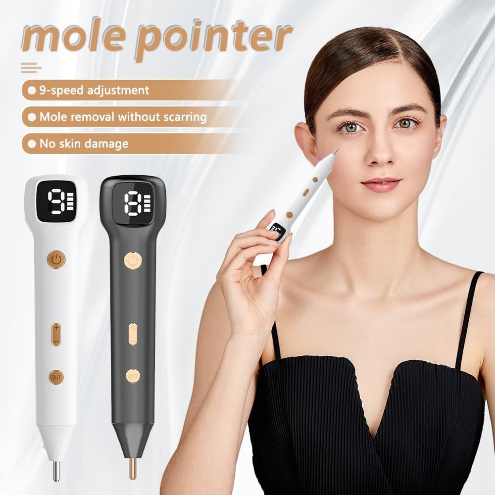 Cross-border Home Use LCD Mole Removal Pen, Spot Removal Pen for Beauty Salon Beginners, Multifunctional Laser Mole Removal Device