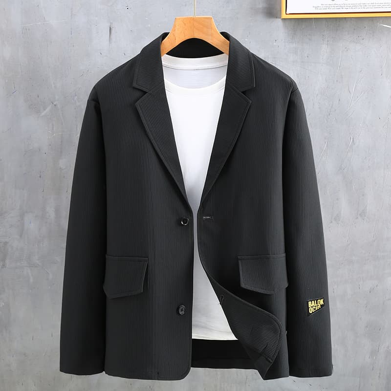 Plus Size Suit Men's Trendy Business Formal Blazer Spring Autumn New Loose Casual Suit Jacket for Men
