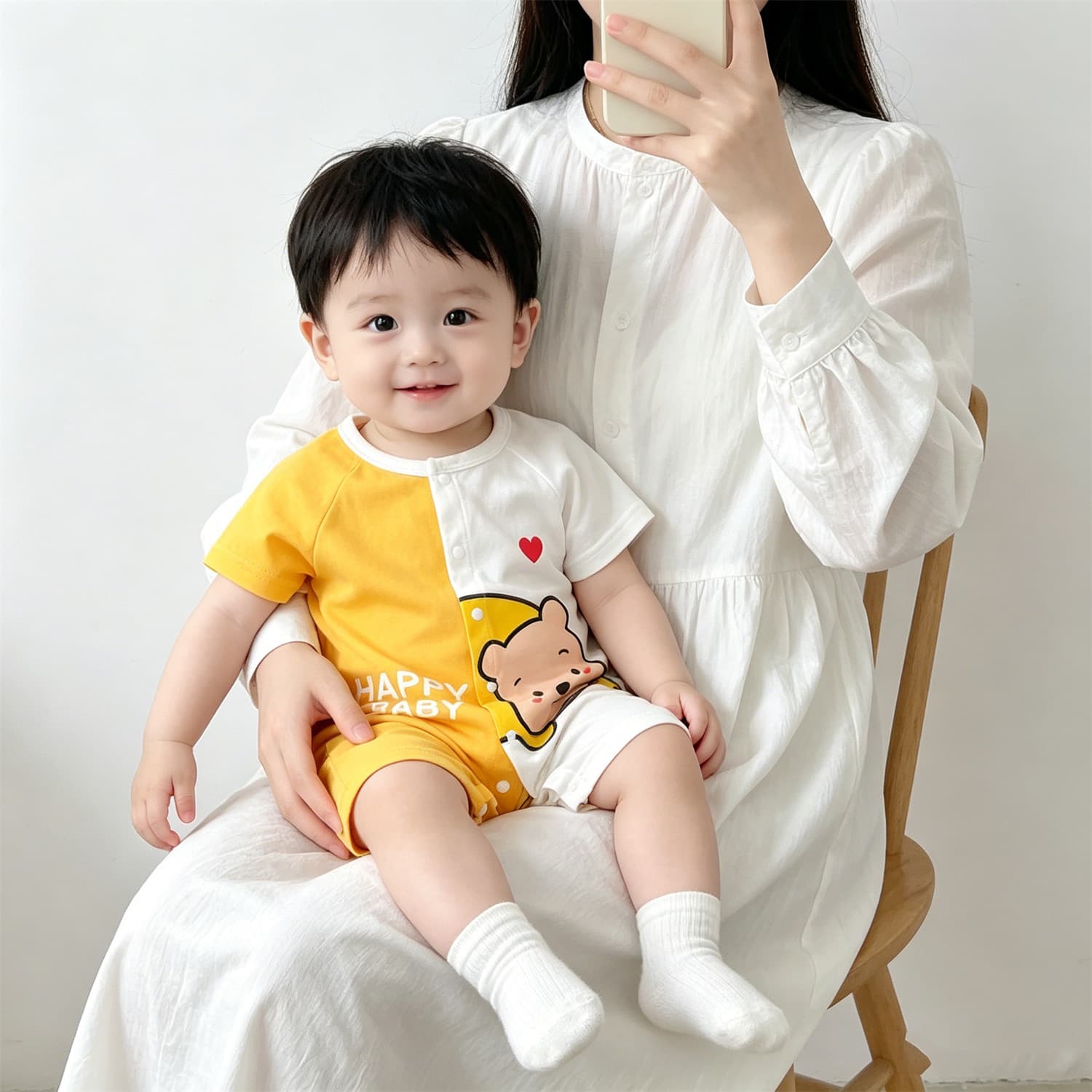 Newborn Baby Romper Short Sleeve Crawling Suit Cotton Summer Cute Thin Style for Boys