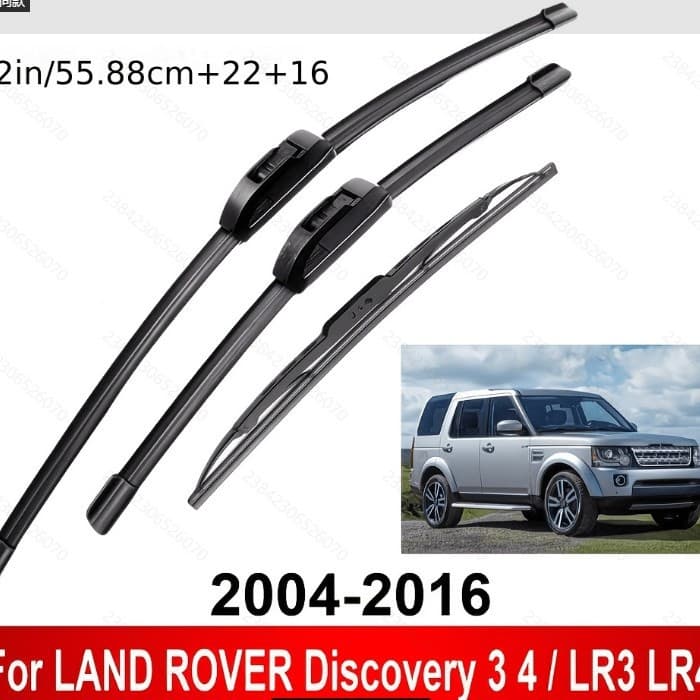 For Land Rover Discovery 3 4 / LR3 LR4 2004-2016 (LHD) Wiper Blades