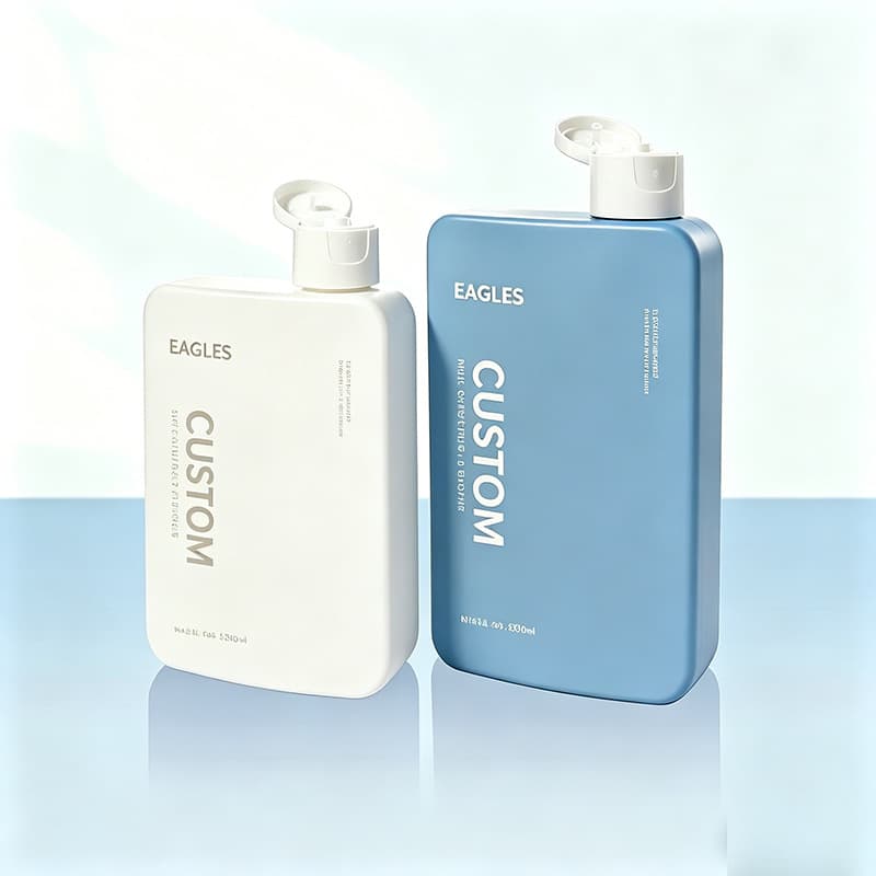 Factory square hdpe plastic bottle customized 150ml200ml body lotion bottle cross-border sunscreen oil packaging bottle