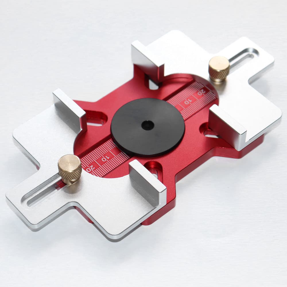 This woodworking creative 2-in-1 grooving tool is a precision hole-drilling aid and an electric grooving marvel.