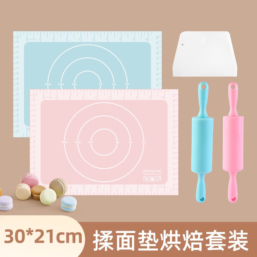 Bread Cookie Biscuit Amazon Silicone Baking Tray Mat Baking with Scale Pizza Kneading Mat Macaron Baking Tray Mat