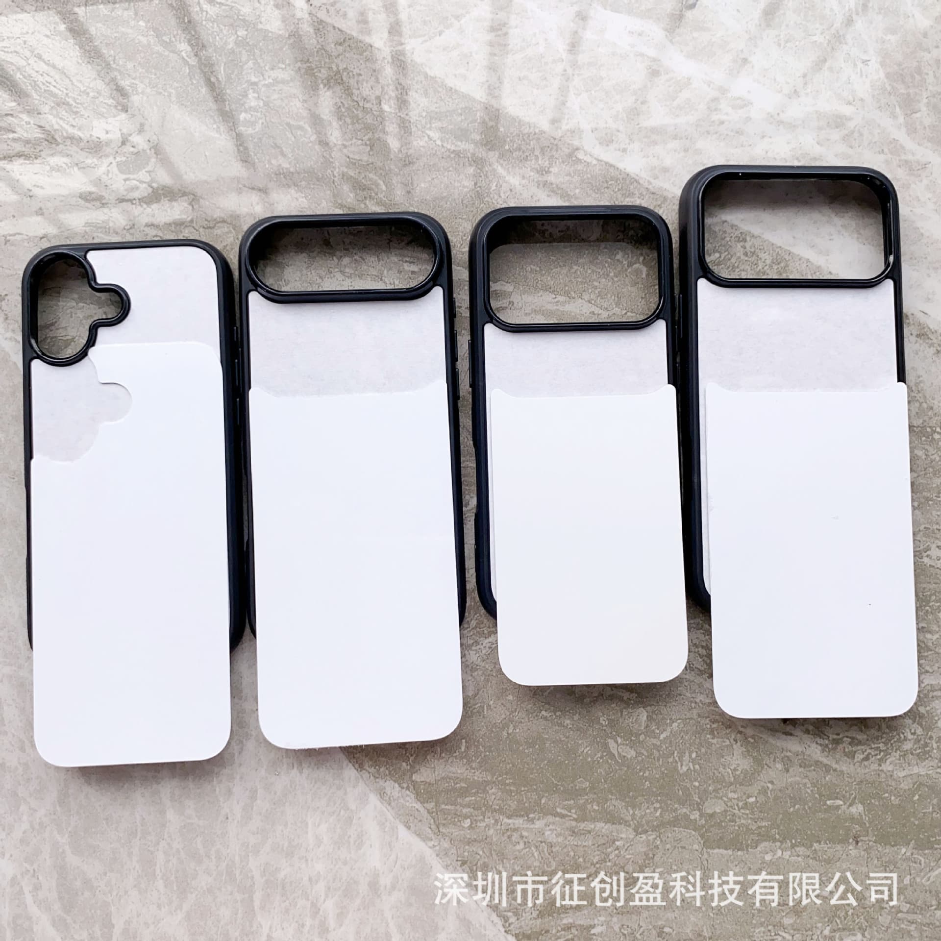 Heat Transfer Phone Case Aluminum Sheet for iPhone 17 Pro Max, Sublimation Phone Protective Case TPU+PC