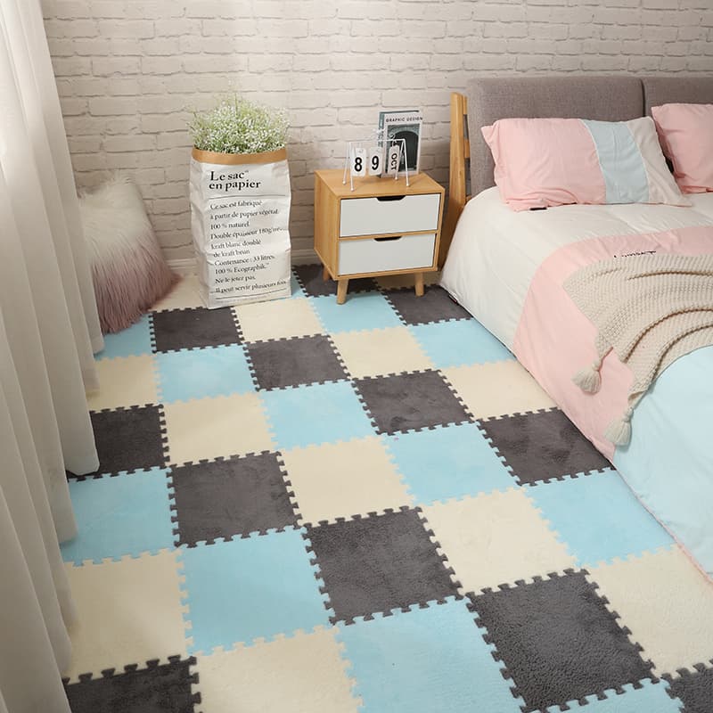 30cm Flannel Patchwork Carpet Thick Floor Mat Window Sill Cushion Living Room Bedroom Full Coverage Carpet Home Use Large Area