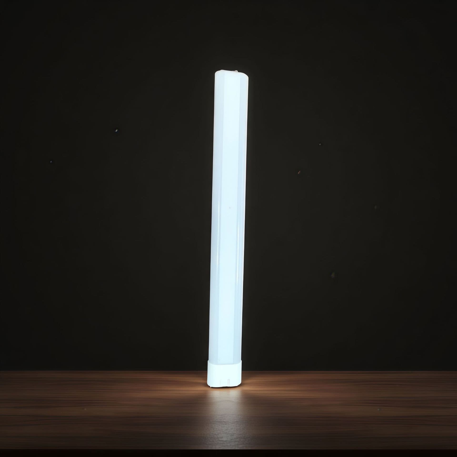 LED Plug-and-Play Tube Horizontal Plug Tube Flat 4-Pin Horizontal Plug Fluorescent Tube 360-Degree Light Emitting Fluorescent Lamp Energy-Saving Lamp