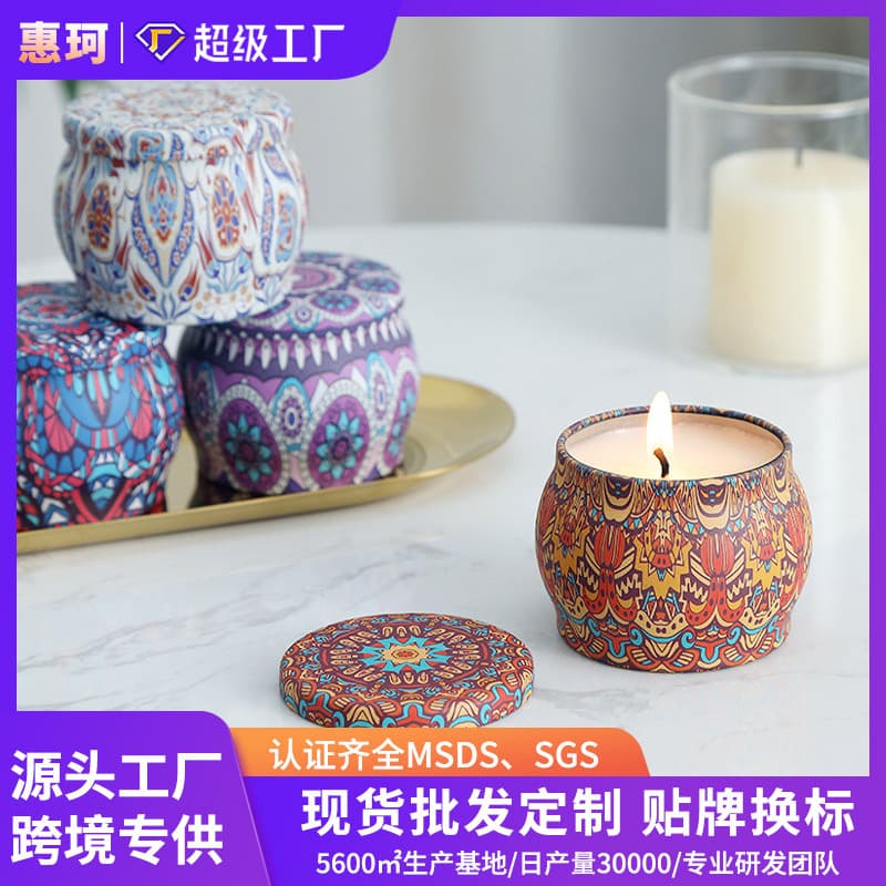 Plant Essential Oil Soy Wax Mosquito Repellent Aromatherapy Candle Creative Holiday Fragrance Scent Smokeless Light Aroma