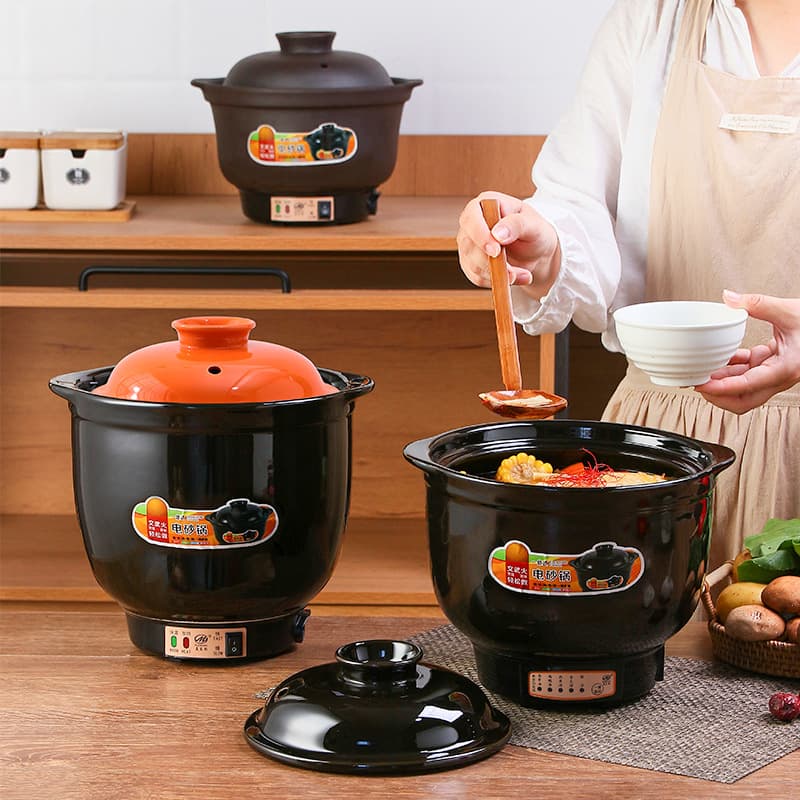 New Electric Sand Pot Purple Clay Electric Stew Pot Congee Cooker Soup Pot Small Household Appliance Commercial Multi-functional Health Pot Manufacturer Wholesale