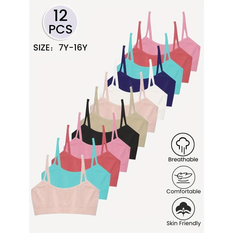 D 38421 Bralette Triangle Bra Seamless Strapless Bra