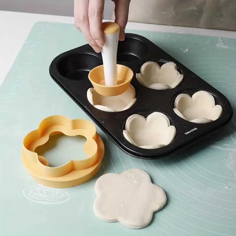 Cross-border Hot Selling Creative Cake Cup Press Mold, Home Biscuit Mold Donut Rice Ball Mold DIY Baking Tool