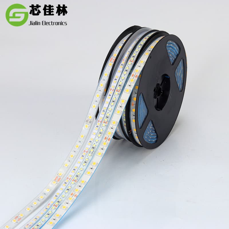 Custom: Low Voltage 2835 Single Color RGB 12V 24V LED Strip with Sleeve and Potting, Outdoor Waterproof Low Voltage LED Strip