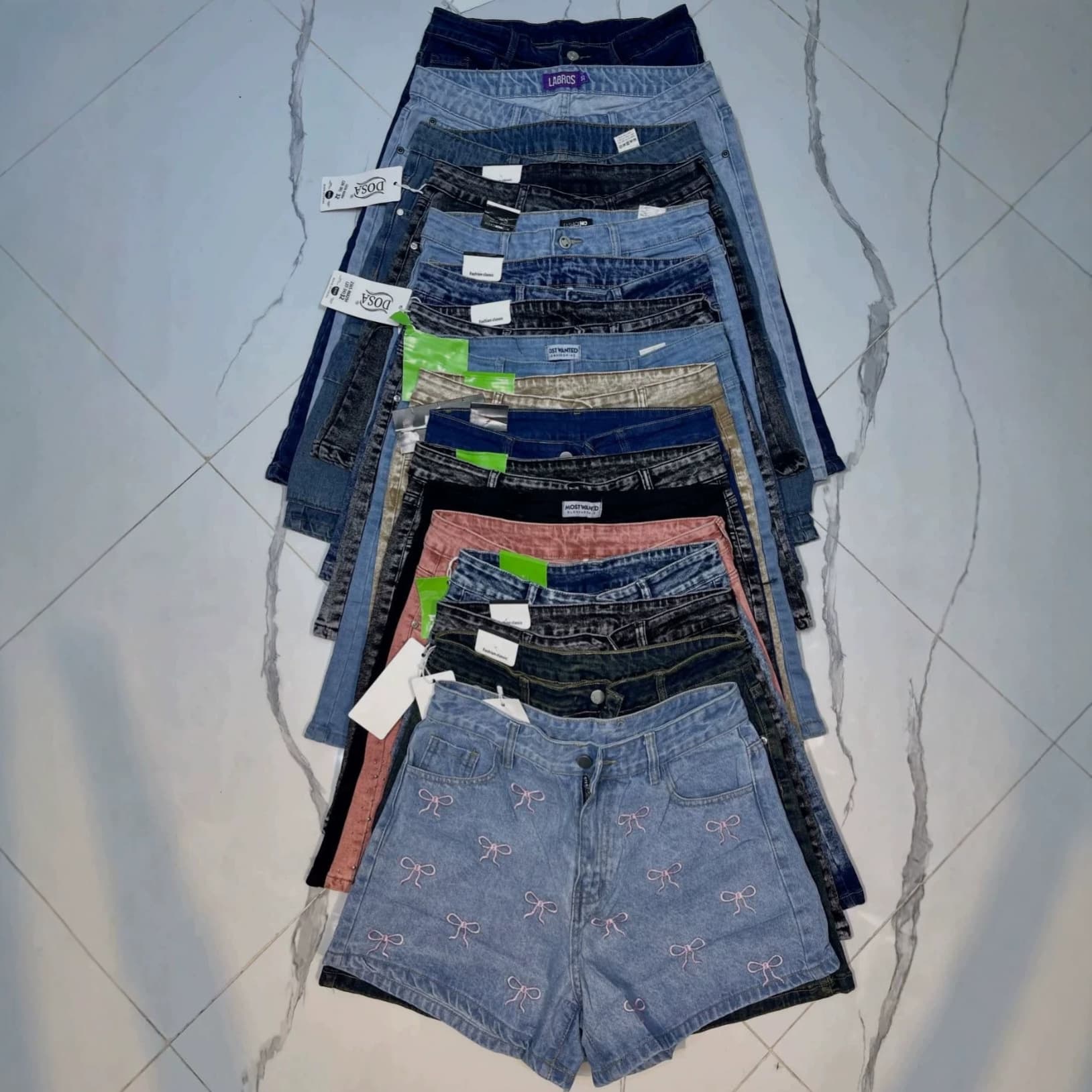 Women's Denim Shorts Wholesale Stretch Denim Shorts for Women