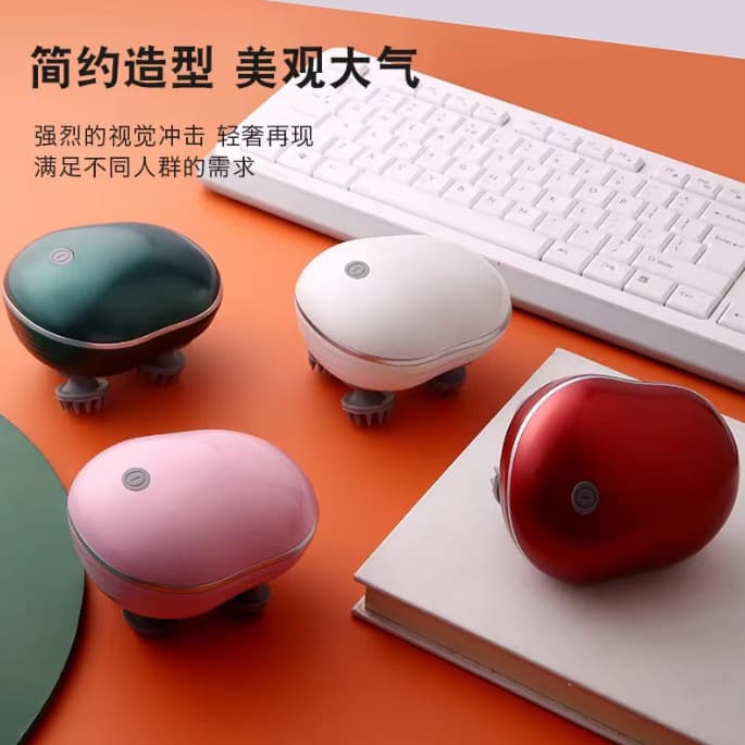 Cross-border Octopus Smart Head Massager Electric Pet Massager Red Light Therapy Kneading Scalp Relaxation Tool