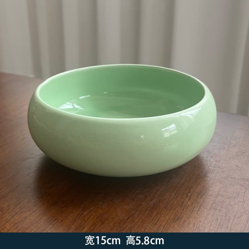 Clearance Ceramic Tea Rinse Special Price Large Tea Bowl Brush Washer Water Container Kung Fu Tea Set Accessories Vintage Jian Shui Tea Waste Bowl Jar