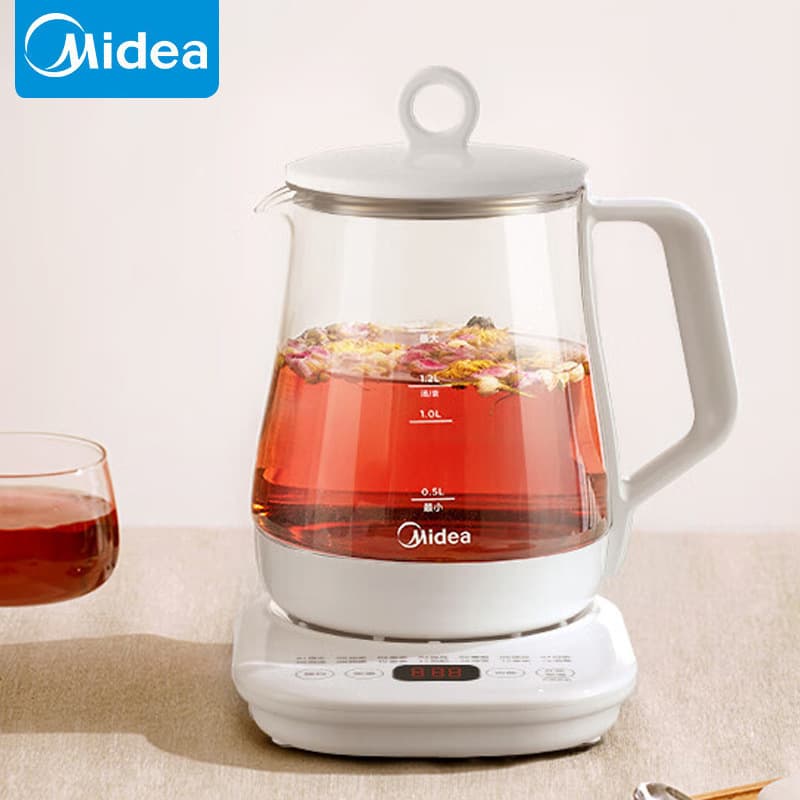 Midea MK-Y12Q Health Kettle Multi-functional 1.5L Electric Teapot with Flower Tea Infuser Authentic Product