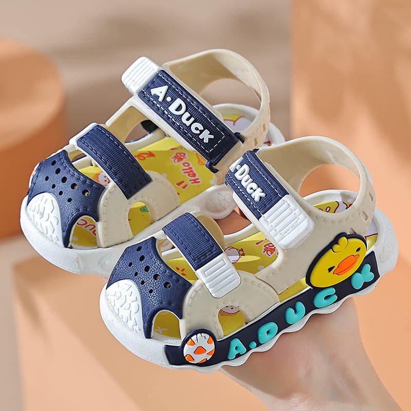 Baby Sandals for 1-2-3 Year Old Boys and Girls, Lightweight Soft Sole Non-Slip Toddler Walking Shoes