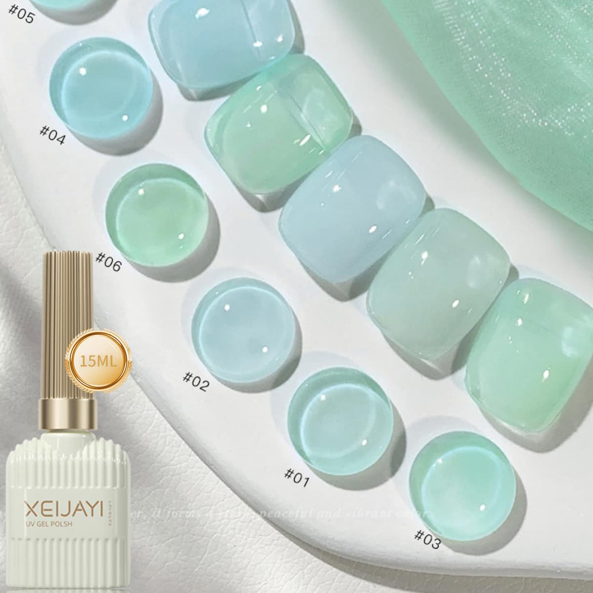 Mint Mambo Gel Polish Summer New Arrival Ice Sheer Gel Polish Trendy Women Long-Lasting Nail Art LED Curing Salon