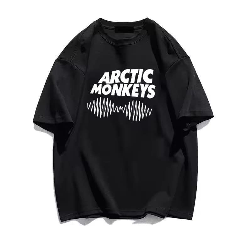 Summer Trendy Arctic Monkey Clothing Women's T-Shirt Men's Comic Casual Y2K Relaxed Versatile Short Sleeve
