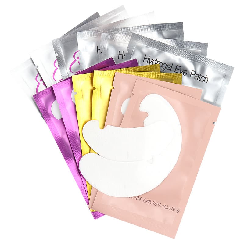 Water Gel No-Sew Eyelash Extension Isolation Stickers Non-Woven U-Shaped Eye Patches for False Eyelashes Grafting Beauty Tools