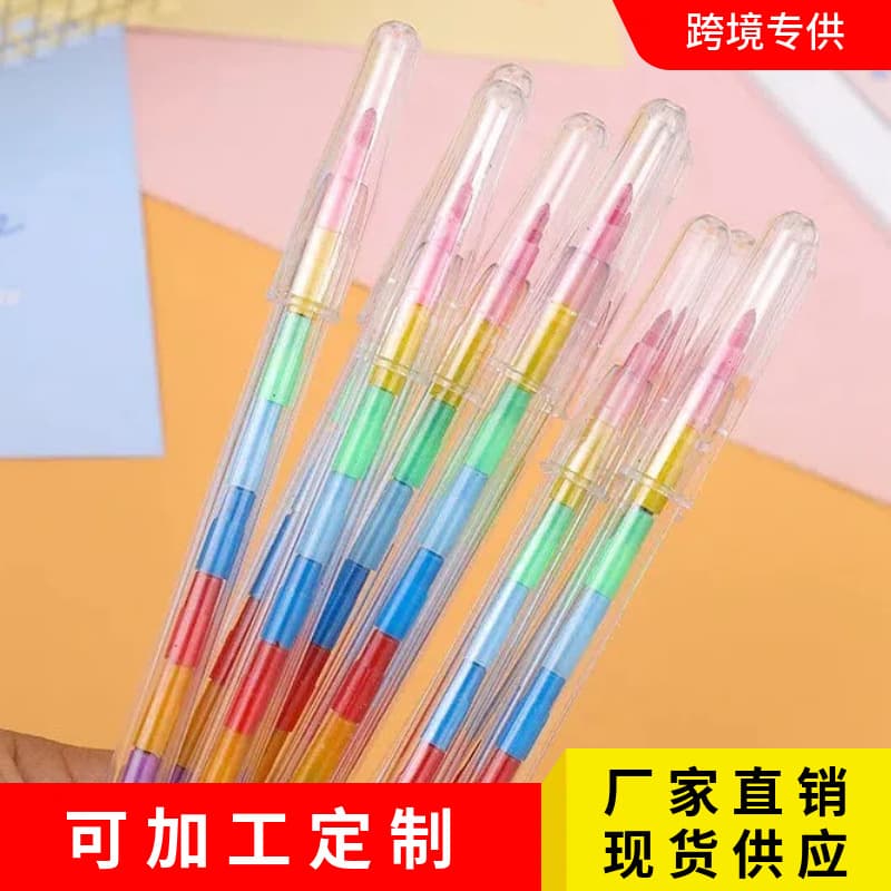 11-section colorful creative crayons can be freely assembled building blocks toy children primary school students painting graffiti art painting