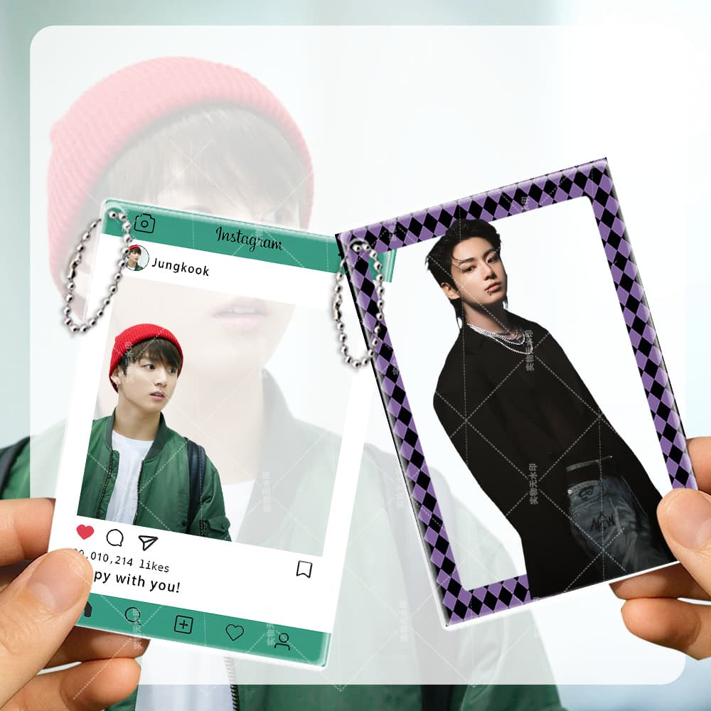 Jeon Jungkook Merchandise High-Definition Acrylic Clear Card Acrylic Book Decoration Pendant Birthday Gift BTS