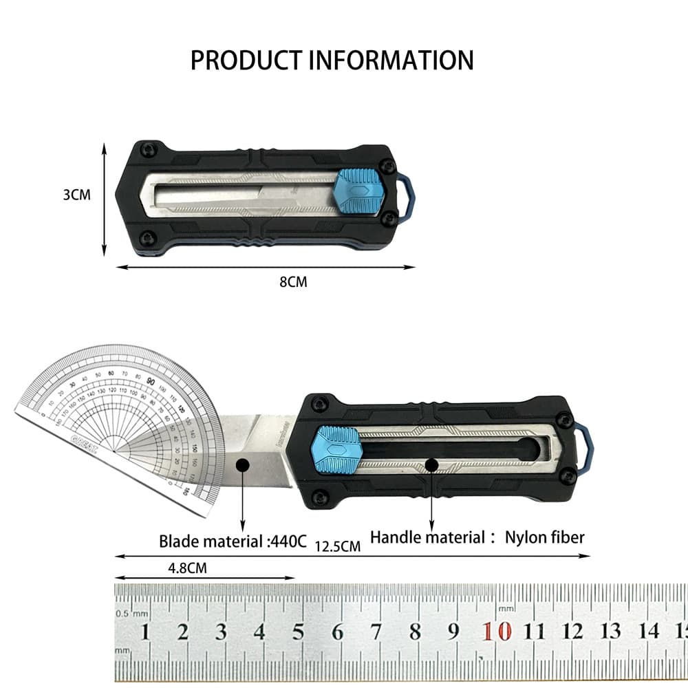 Cross-Border Hot-Selling Kaxiu 1190 Sliding Knife Outdoor Knife Wilderness Survival Knife Mini Multi-Functional Utility Knife Small Knife