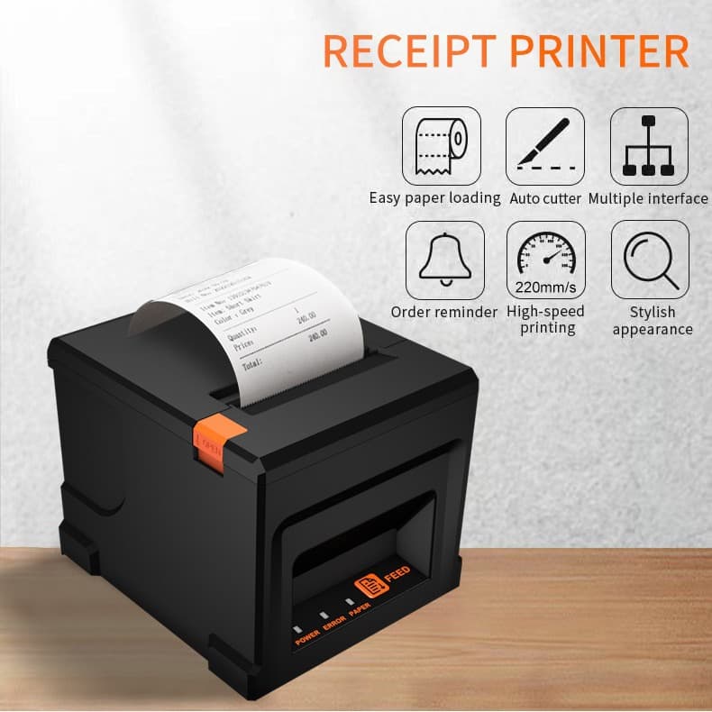 POS-8360 Spanish Mexican Market English Version 80mm Network Port Kitchen POS Receipt Printer
