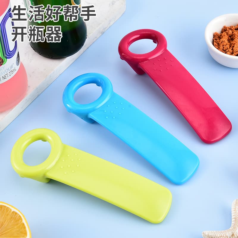 Plastic Manual Bottle Opener Kitchen Utensils Anti-slip Beer Can Opener Cap Twister Daily Use Dining Drinking Supplies