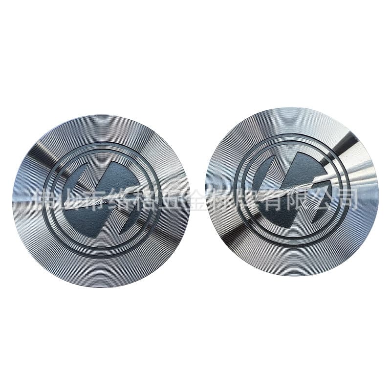 Computer case power supply fan CPU radiator fan graphics card radiator fan grille CD pattern sign round