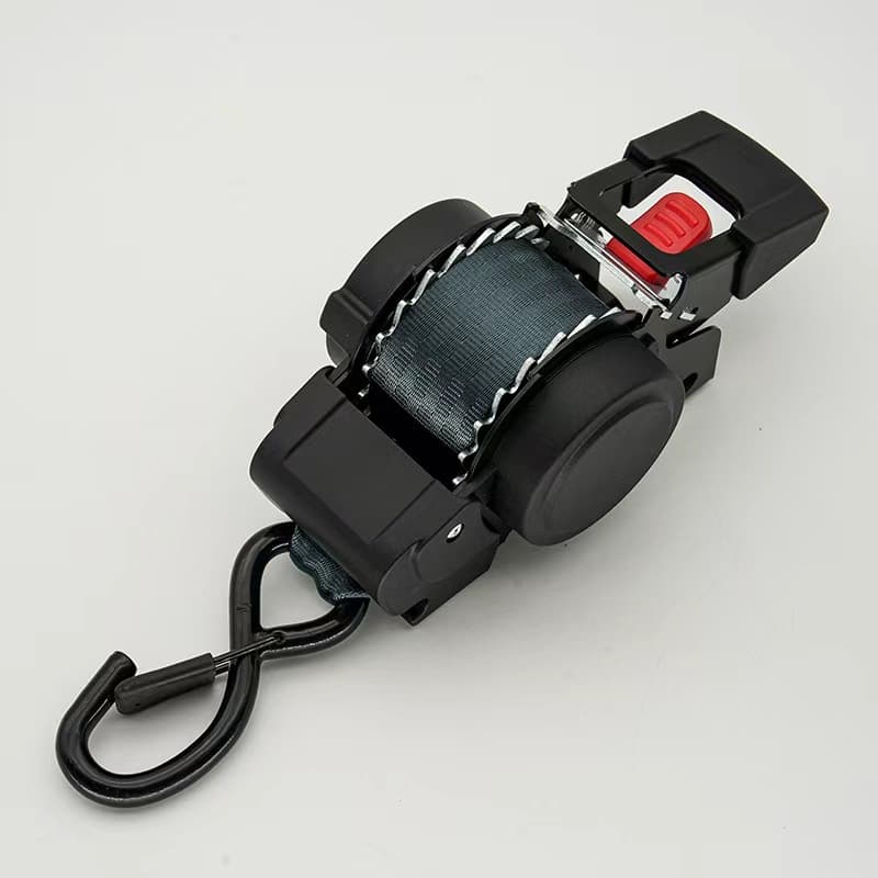 Cross-border Hot Selling Auto-Retractable Ratchet Tie-Down Straps for Truck Cargo Securing and Tightening Rope