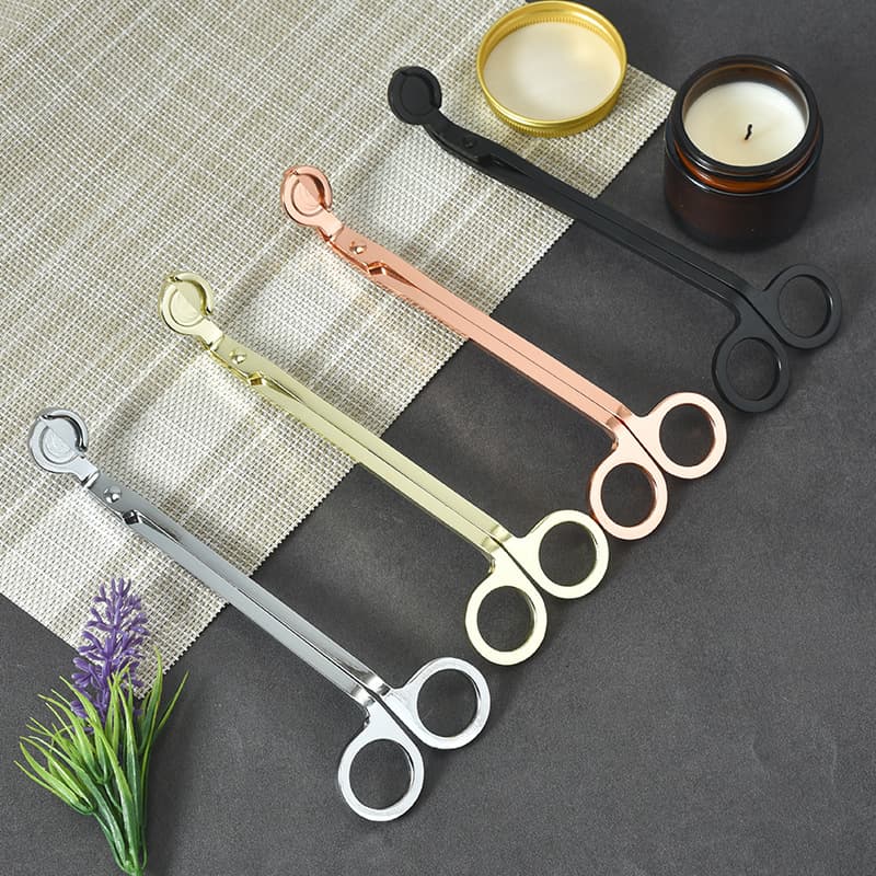 Factory Wholesale Stainless Steel Candle Scissors, Home Aromatherapy Trimmer, Candle Tool Wick Scissors, Wick Trimmer, Candle Snuffer
