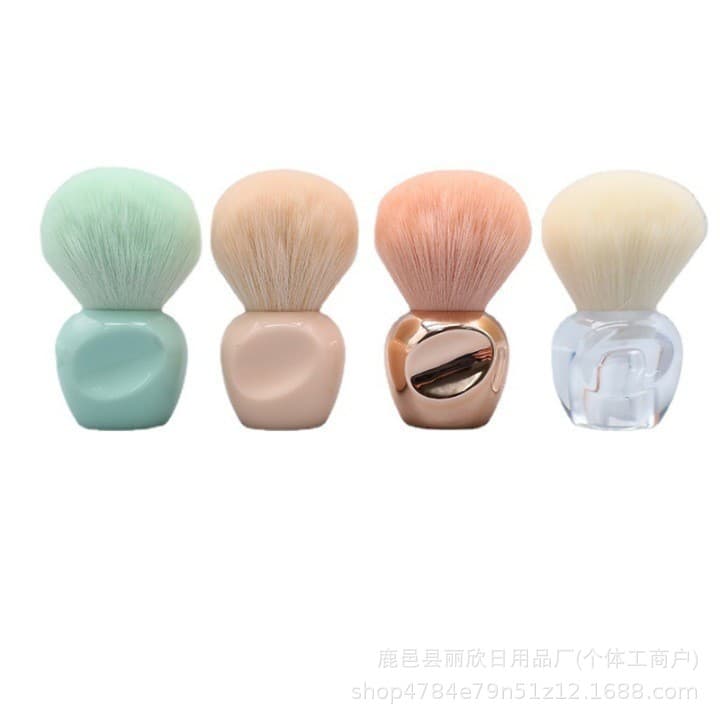 Mini Portable Powder Brush Finger Storage Quick Touch-Up Makeup Nail Dust Brush Foundation Blush Brush Makeup Brush