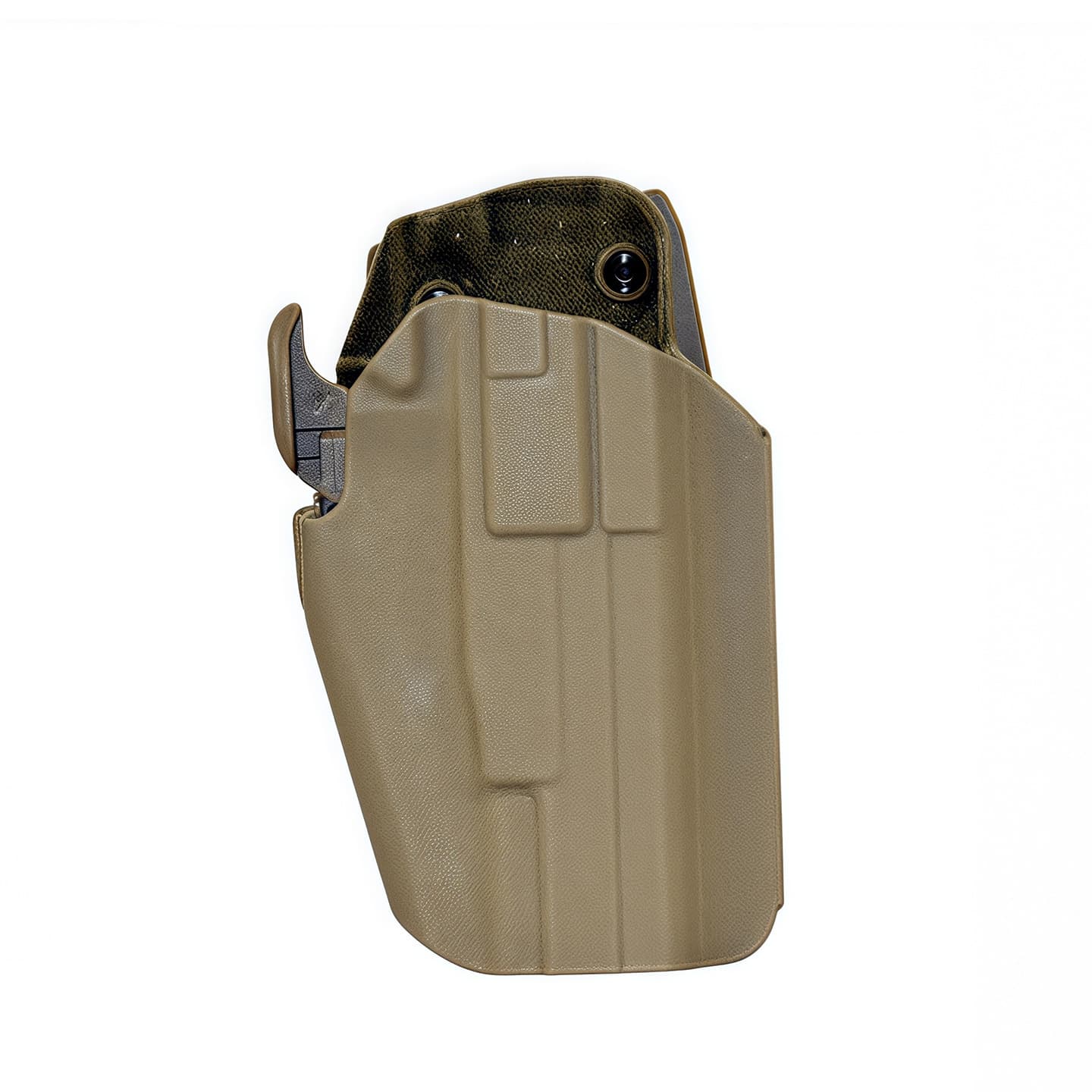 Spot factory direct sales 579 middle finger unlocking tactical quick pull sleeve flocked G17 holster nylon vest molle sleeve