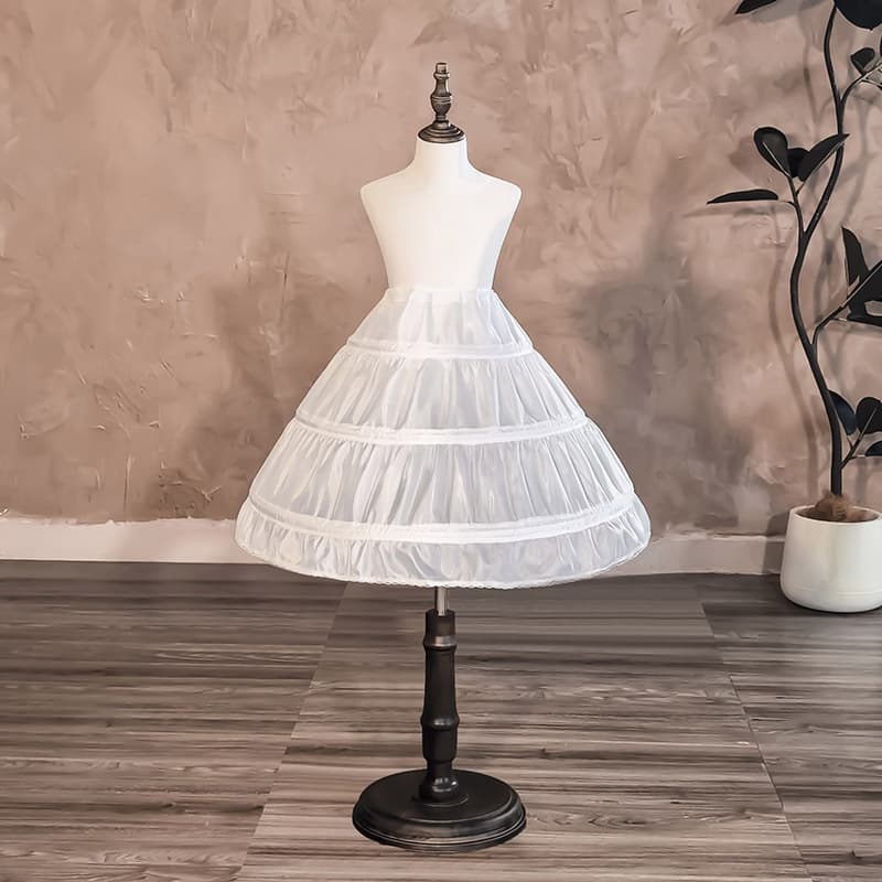 50cm Petticoat Children's Boned Petticoat Girl's Dress Princess Dress Lolita Lantern Petticoat Lolita Fresh Sweet
