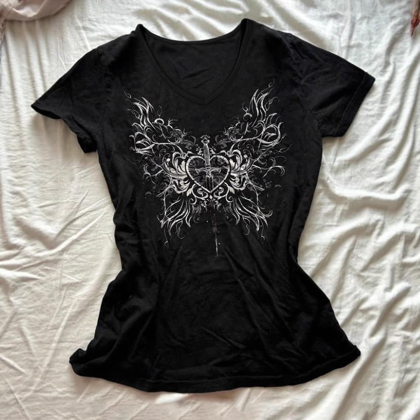 Summer New Y2K American Retro Trendy Butterfly Element Fashion Women's T-Shirt