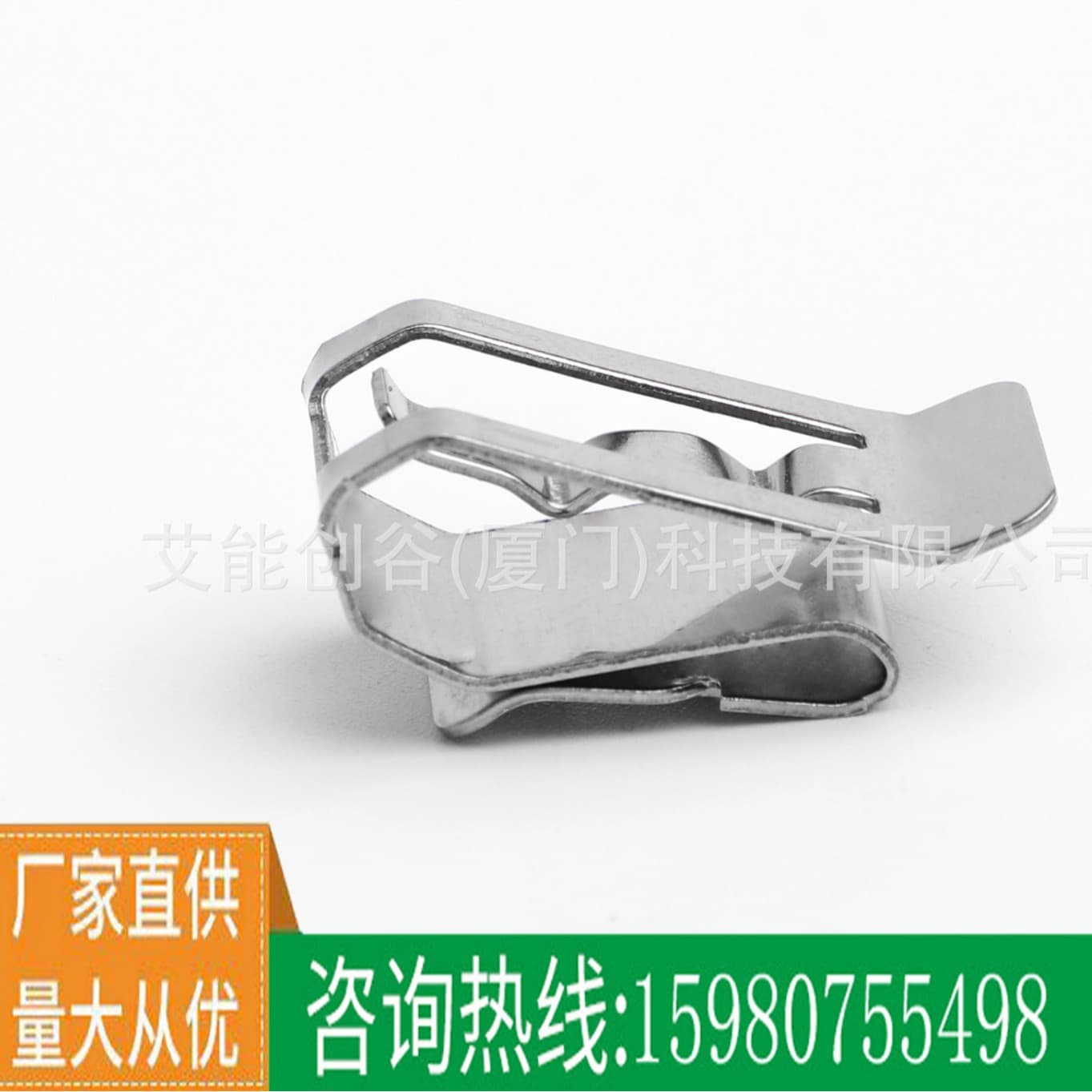 Stainless Steel Photovoltaic Cable Clamp 2-Wire Clamp Solar Photovoltaic Cable Clip Clamp Factory Direct Hot Sale
