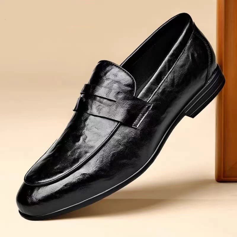 Men's Breathable Slip-On Shoes for Spring and Summer, 2024 New Style Soft Upper Soft Sole Versatile Casual Driving Moccasins