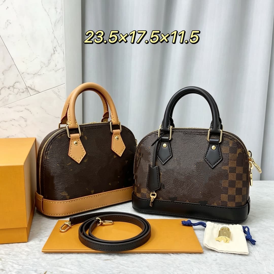2025 New Women's Classic Denim Crossbody Bag Genuine Leather Shell Bag Printed Women's Bag Fashion Trend