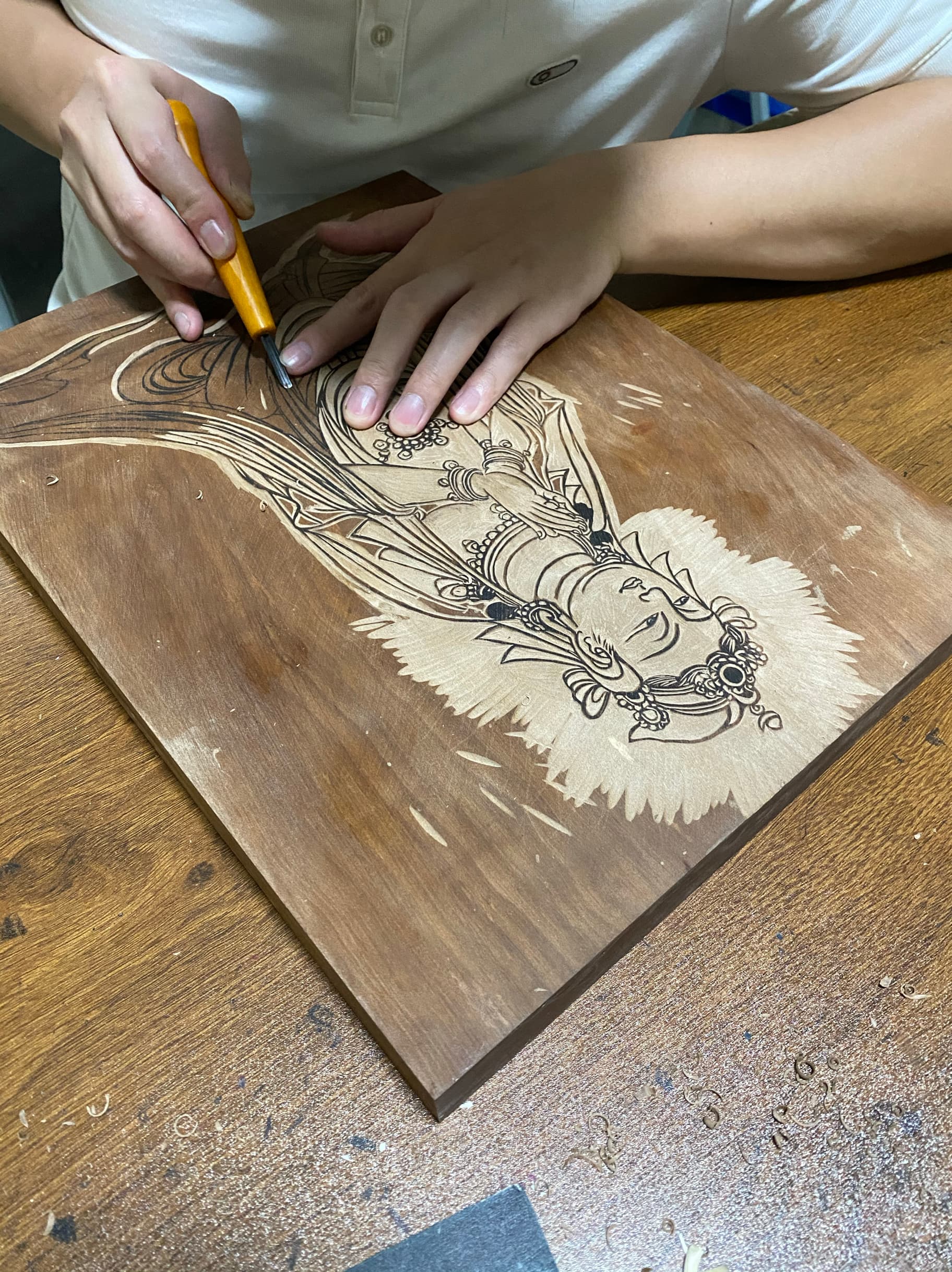 ✅ Custom black and white print graduation project, woodblock print, color set carving, stamping templates, New Year prints, woodcut relief printing wholesale.