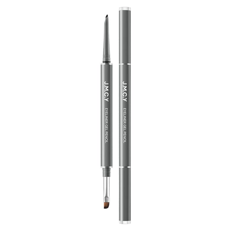 Jianmei Chuangyan Jingcai Dual-Ended Gel Eyeliner Pen with Blade Brush Tip, Smudge-Proof, Waterproof, Sweat-Resistant, Long-Lasting, Wholesale