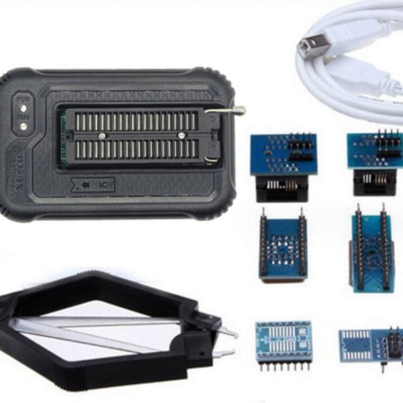 T48 TL866II Upgraded Universal Programmer Laptop Car Motherboard EC Bios with 9 Sockets