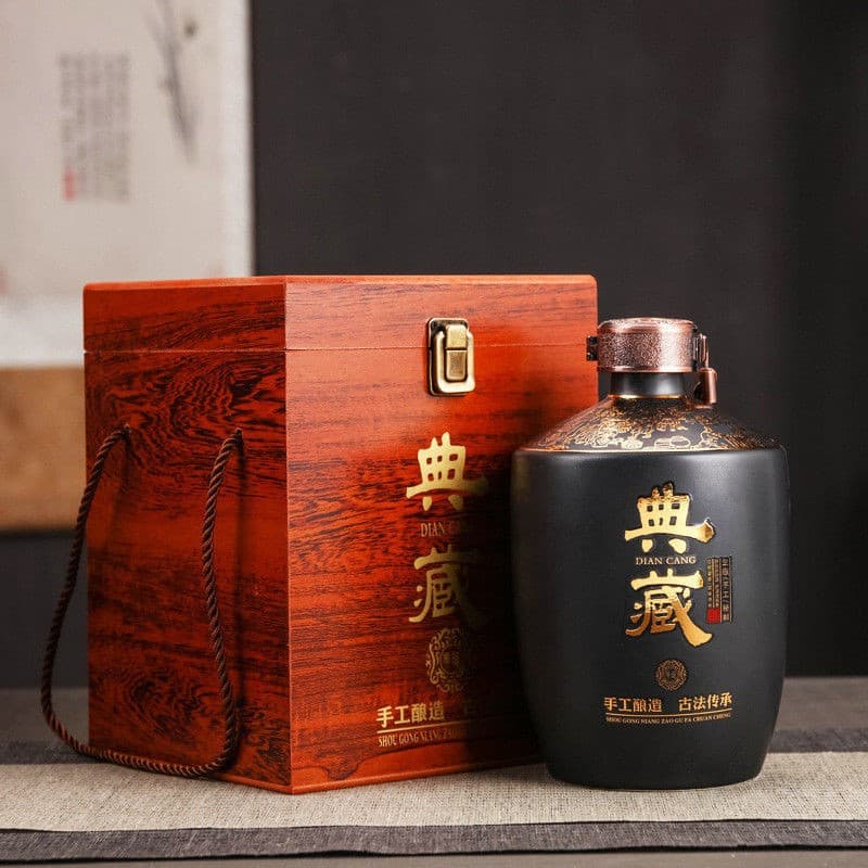 Jingdezhen Ceramic Wine Pot 3 Jin Capacity Collector's Wine Bottle Wine Jar Sealed Empty Bottle, 5 Jin Capacity Baijiu with Gift Box Wholesale