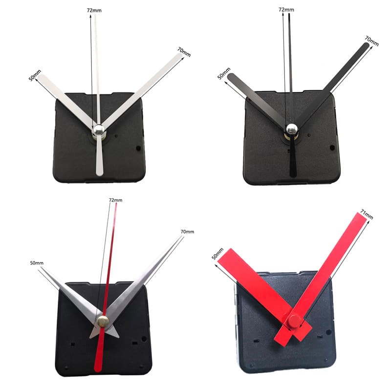 DIY cross-border clock movement, hand sweeping stopwatch movement, durable quartz clock movement, suitable for 12-15CM hands.