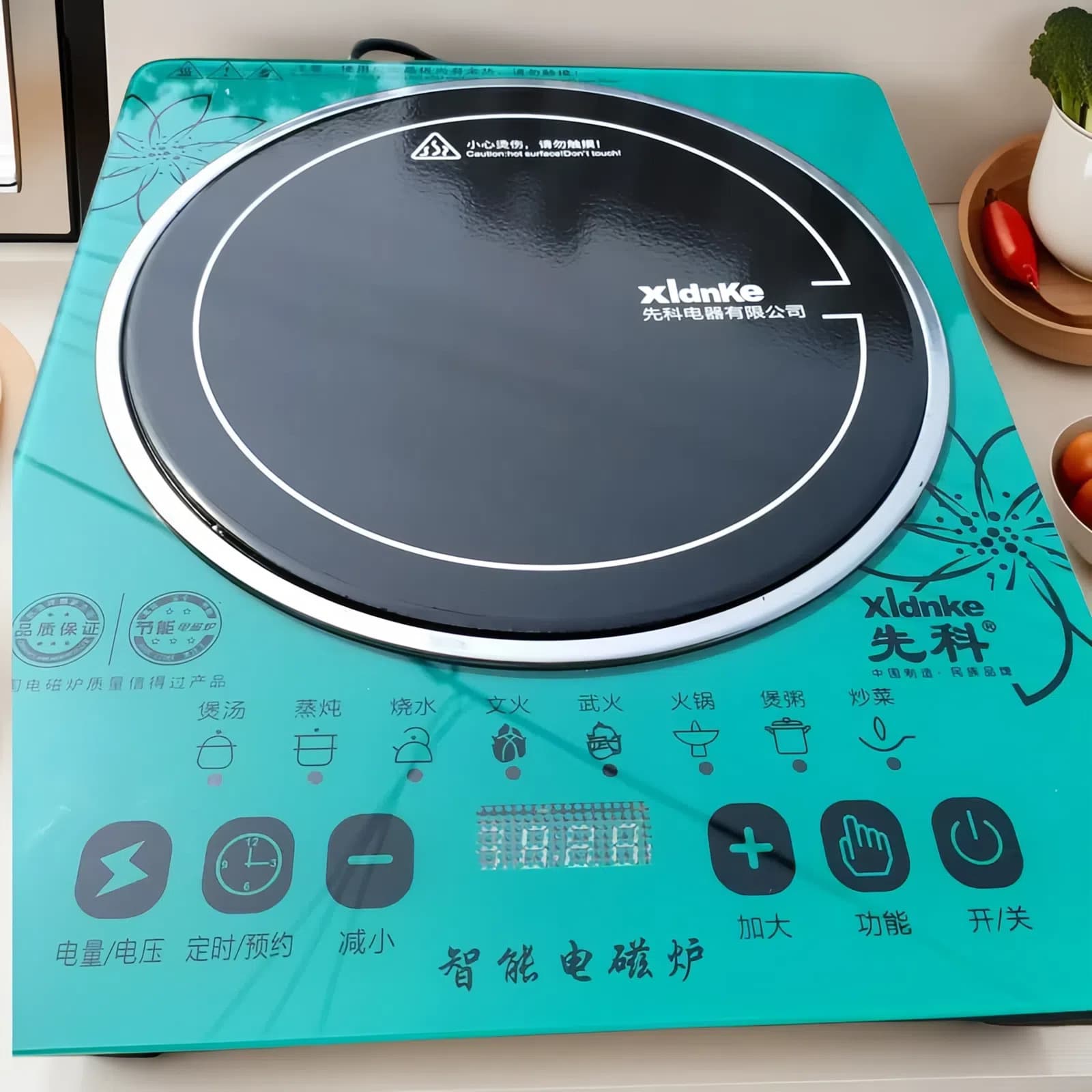 Xianke Induction Cooker Household High Power Hot Pot and Stir-fry Induction Stove Large Panel Touch Screen Supports Drop Shipping