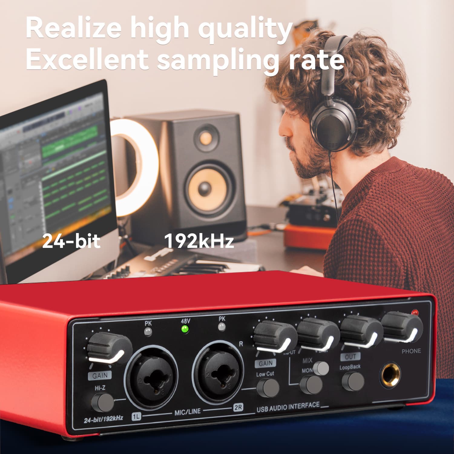 Cross-Border Small 2-Channel Mixer Professional Mixer Stage Reverb for PS5 USB Computer