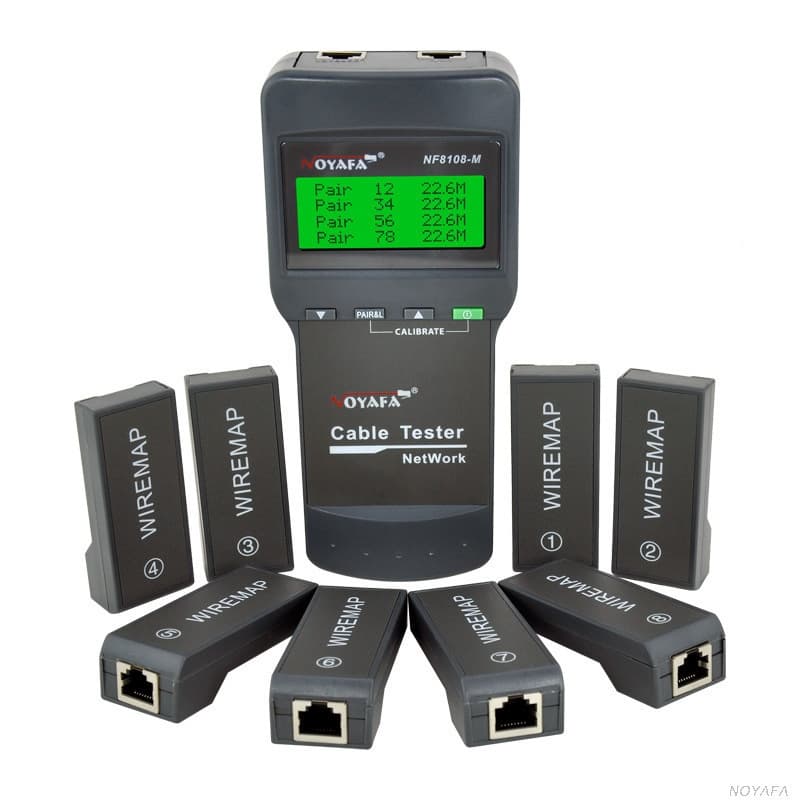 Smart mouse NF-8108M network line tester network cable break point length meter cross short circuit line tester
