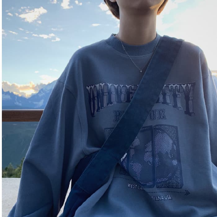 302 official picture (190g large sweatshirt) plus size large size sweatshirt for women new autumn and winter Japanese and Korean loose print