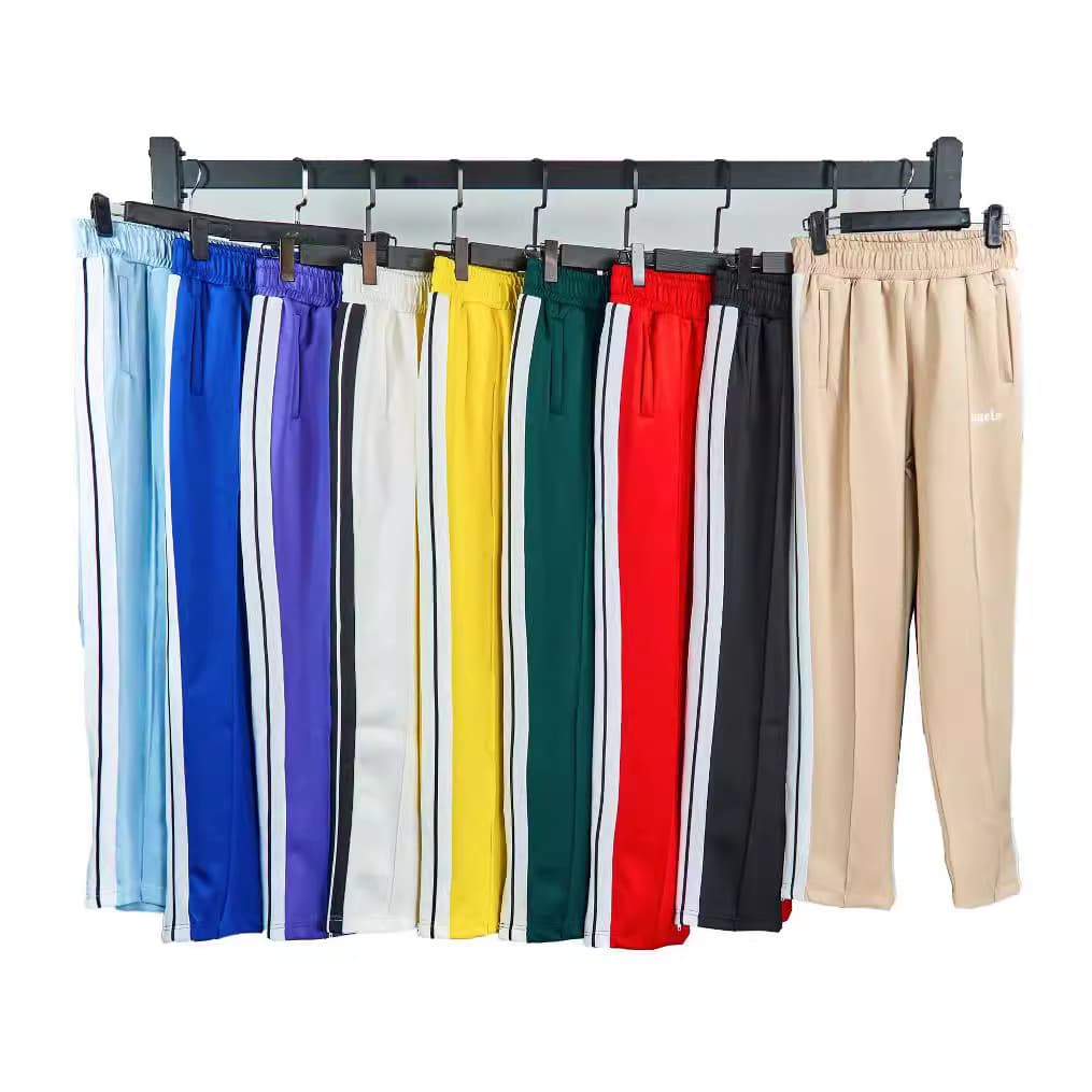 Spring and Autumn Angel Side Stripe Retro Loose Trendy Waist Drawstring Sports Pants School Uniform Pants Long Pants Men's Casual Pants Sweatpants