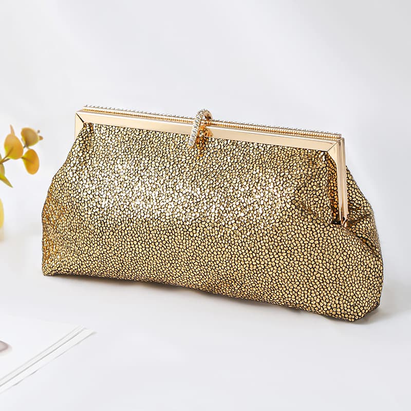 Cross-border New Evening Bag Women's Clutch Rhinestone Sparkle Socialite Dress Bag Banquet Bag Wedding Bag Chain Bag